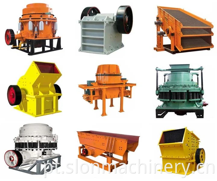 Preço da peneira vibratória para maquinário de mineração de pedra de motor diesel / triturador de minério
